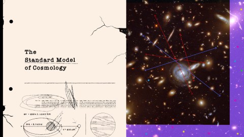 The standard model of cosmology.