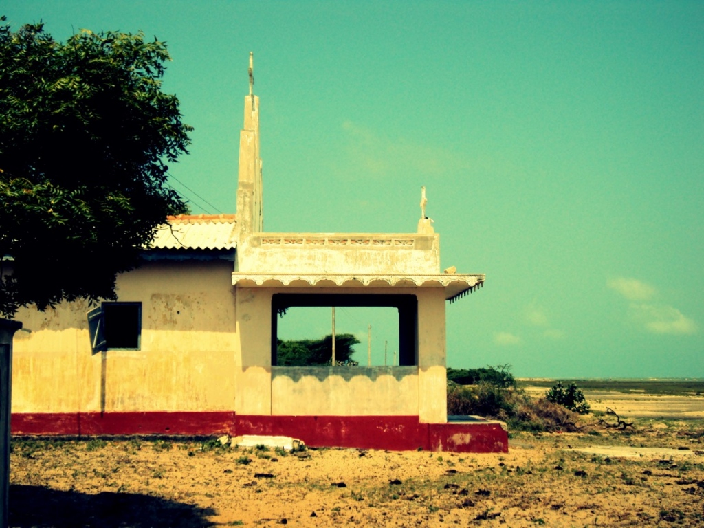 War torn buildings